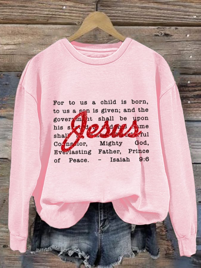 Women's Faith Printed Sweatshirt