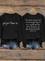Women'S Get Your Hopes Up Print Sweatshirt