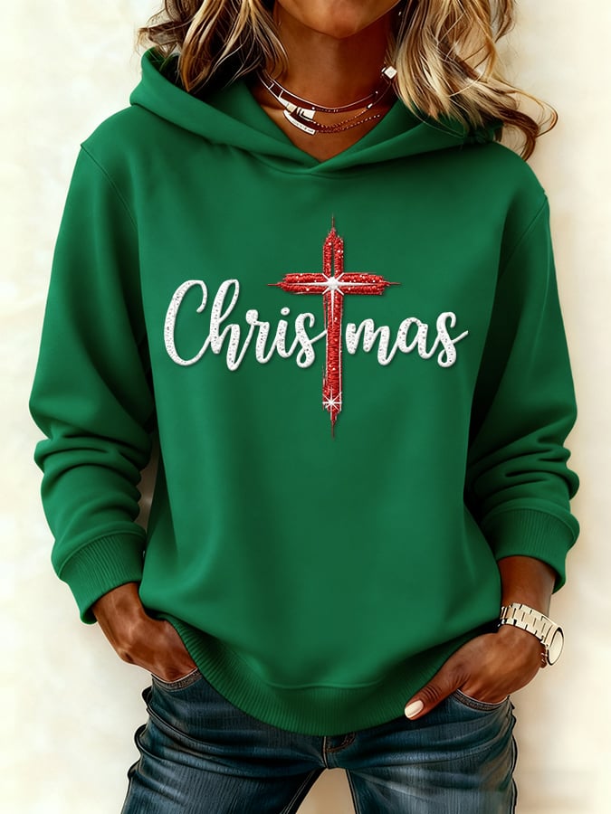 Women's Casual Christmas Faith Sweatshirt