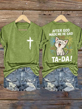 Women'S Casual Faith Short Sleeve T-Shirt