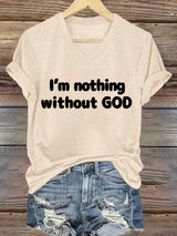 Women'S Casual Faith Short Sleeve T-Shirt