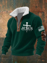 Men's Faith Textured Sweatshirt