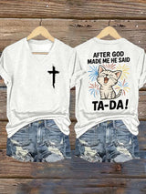 Women'S Casual Faith Short Sleeve T-Shirt