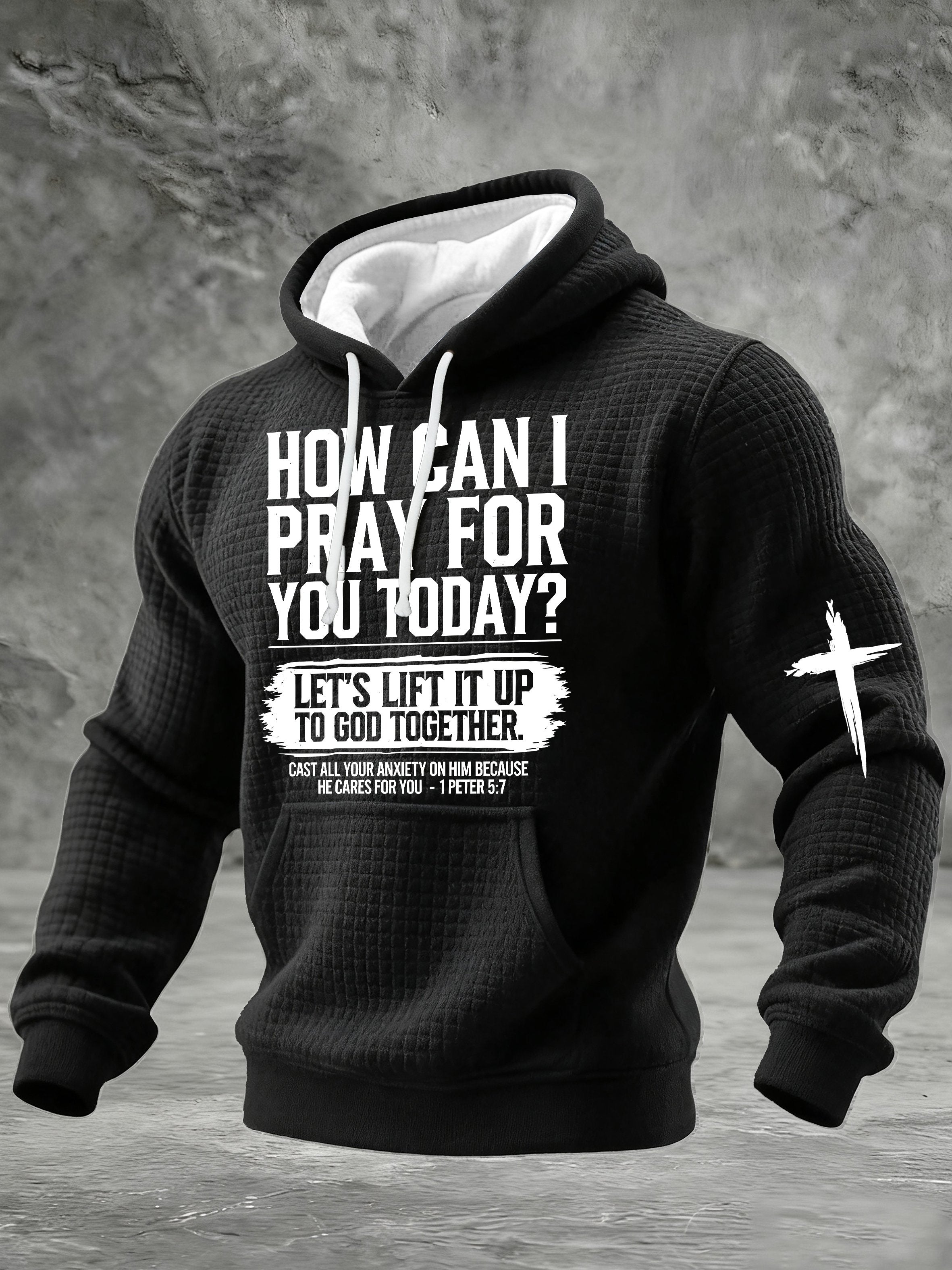 Men's Faith Print Hoodie