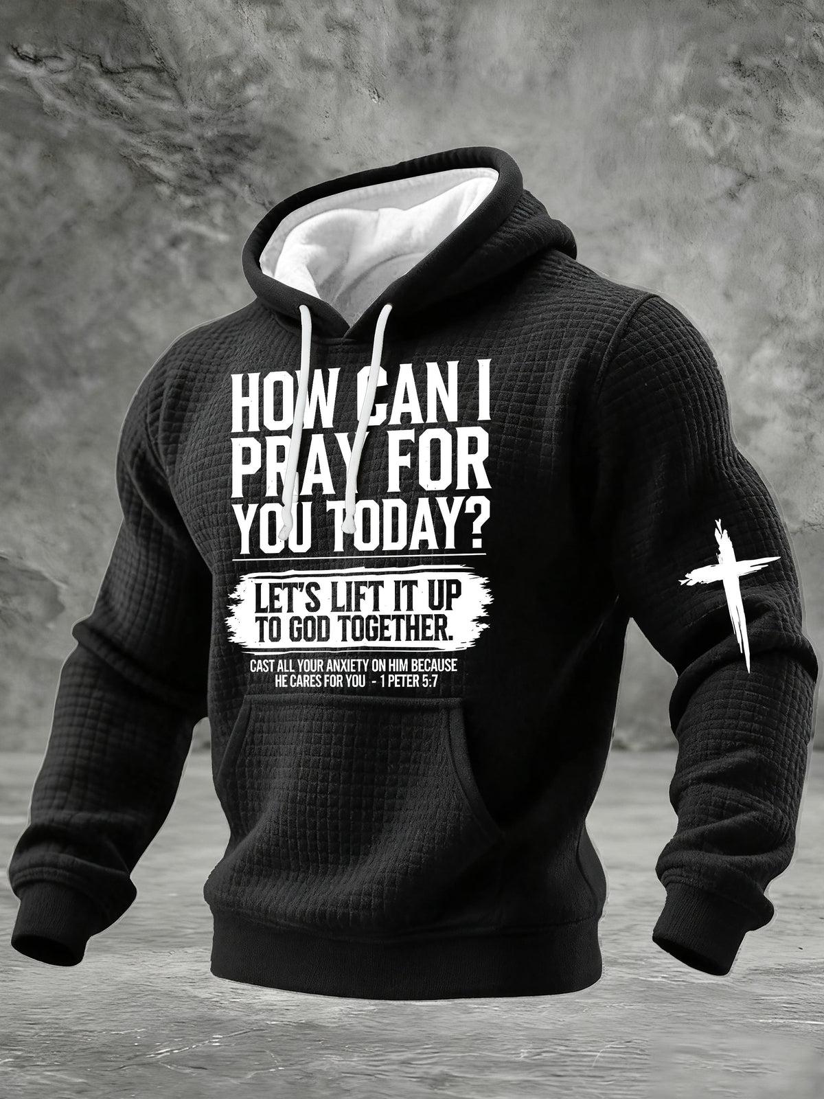Men's Faith Print Hoodie