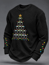 Men's Irish Christmas Waffle Long Sleeve T-Shirt