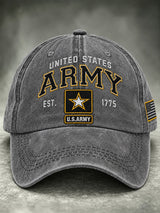 Unisex U.S. Veterans Day Print Hat