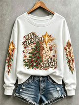 Women’S Casual "Faith" Graphic Sweatshirt