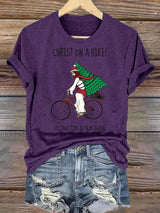 Women's  It's That Time Of Year Again Christian Washed  T-Shirt