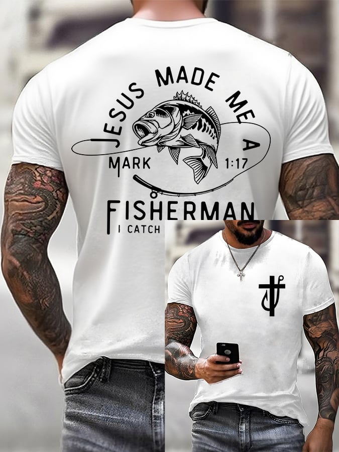 Men'S Casual Faith Short-Sleeved T-Shirt