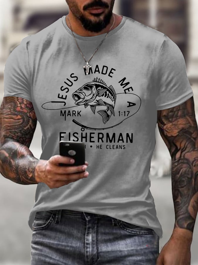 Men'S Casual Faith Short-Sleeved T-Shirt