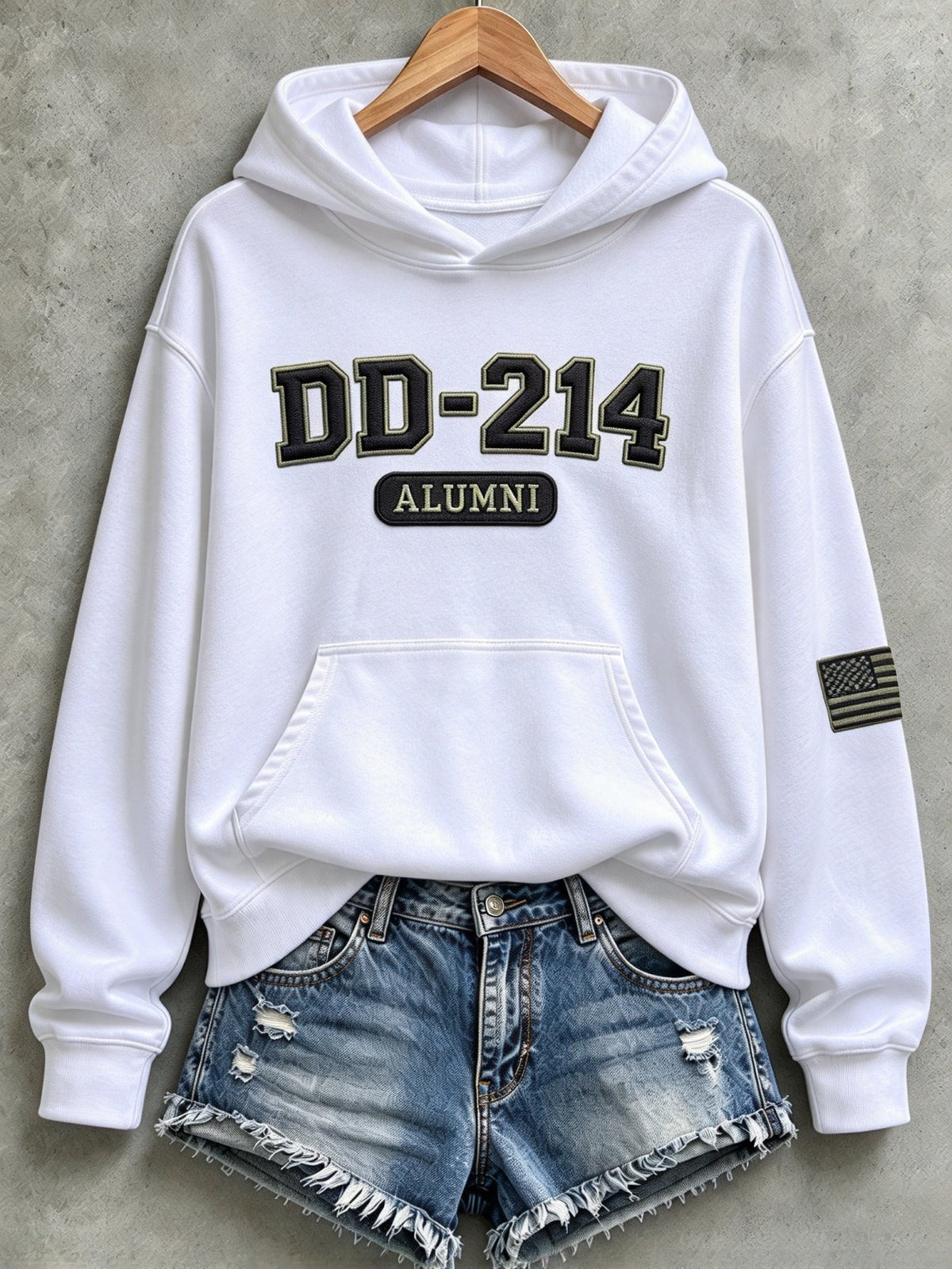 Women's Veteran Pride DD-214 Printed Hoodie