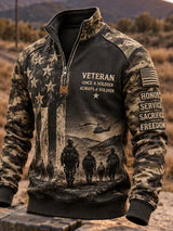 Men's Veterans Day Print Top