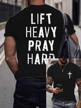 Men's Gym Faith Printed Shirt