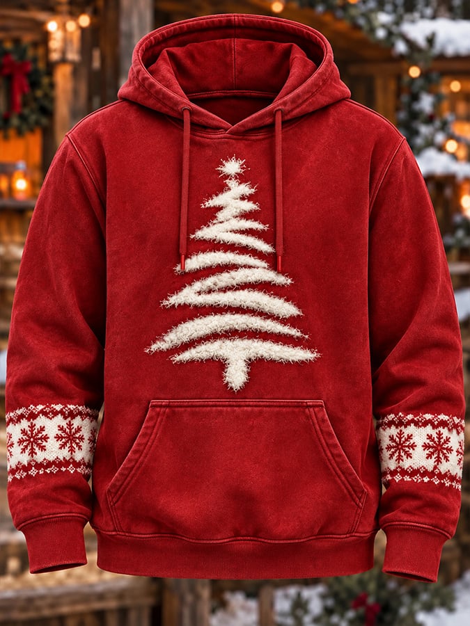 Men's Christmas Print Casual Polo