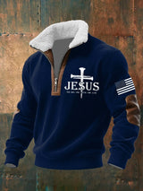 Men's Faith Textured Sweatshirt