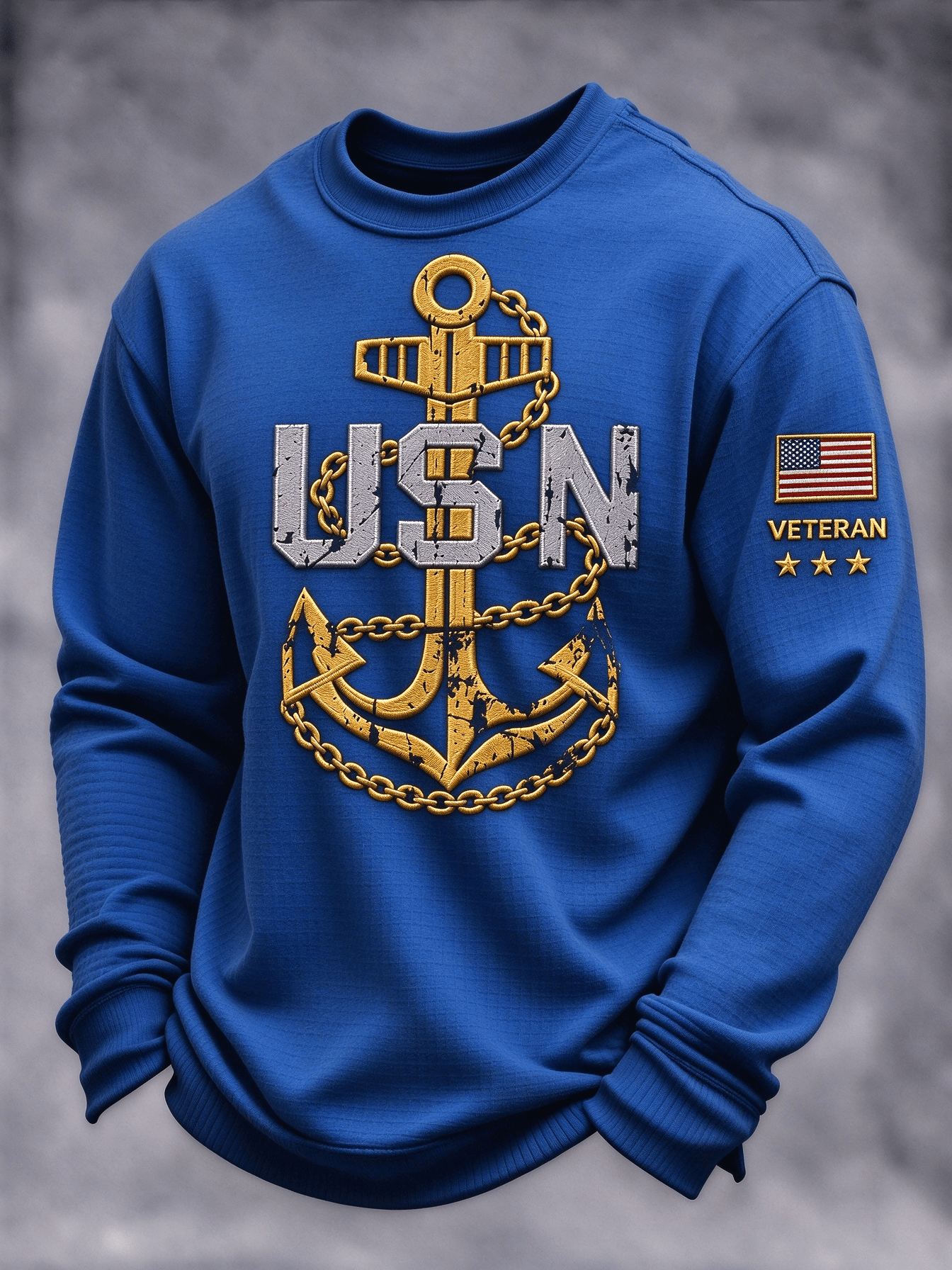 Men's Veterans Day Print Casual Top