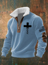Men's Faith Textured Sweatshirt