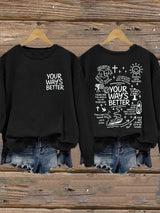 Women's Faith Printed Casual Sweatshirt