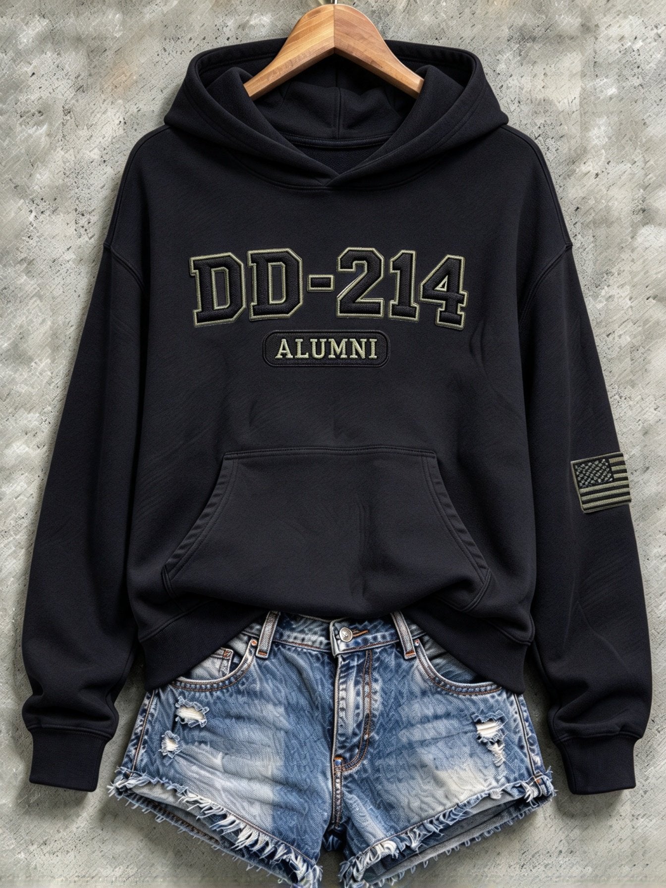 Women's Veteran Pride DD-214 Printed Hoodie