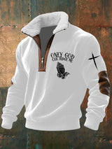 Men's Retro Faith Print Sweatshirt