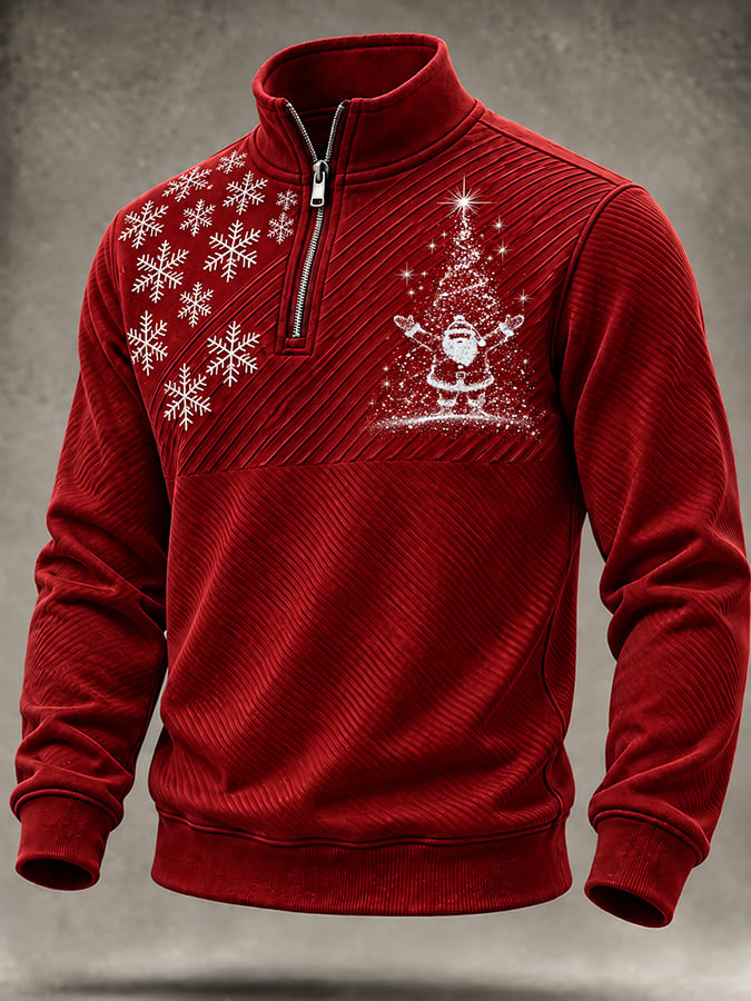 Men's Christmas Printed Casual Sweatshirt