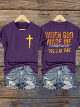 Women'S Casual Faith Short Sleeve T-Shirt