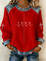 Women's Faith Print Sweatshirt
