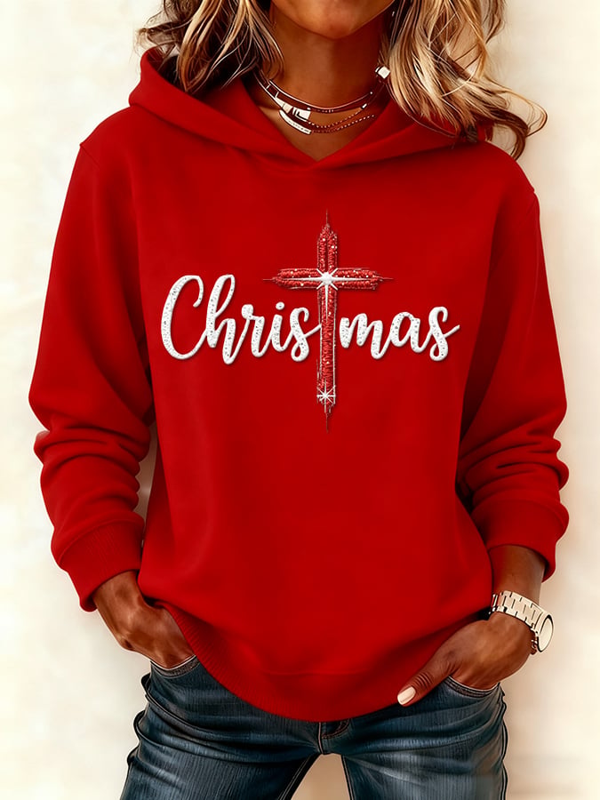 Women's Casual Christmas Faith Sweatshirt