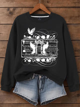 Women's Jesus Paid It All Faith Print Sweatshirt