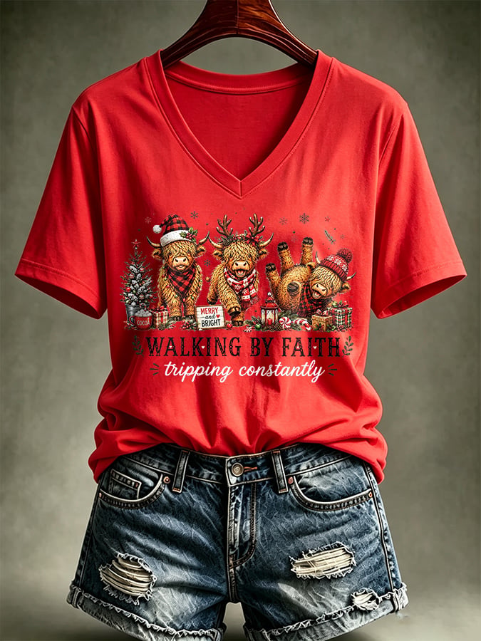 Women's Casual Printed T-shirt