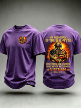 Men's In Memory Of The 58,479 Tribute T-Shirt, Vietnam Era Memorial Graphic Tee