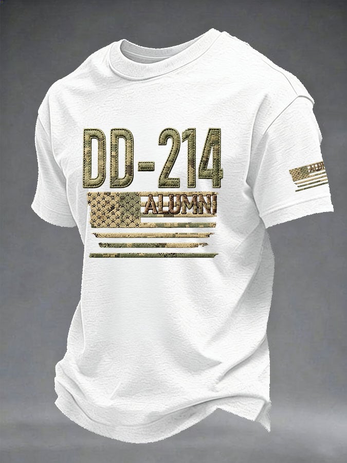 Men's Retro Print Short-Sleeve T-Shirt
