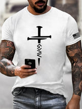 Men's Casual Printed Short-Sleeve T-Shirt