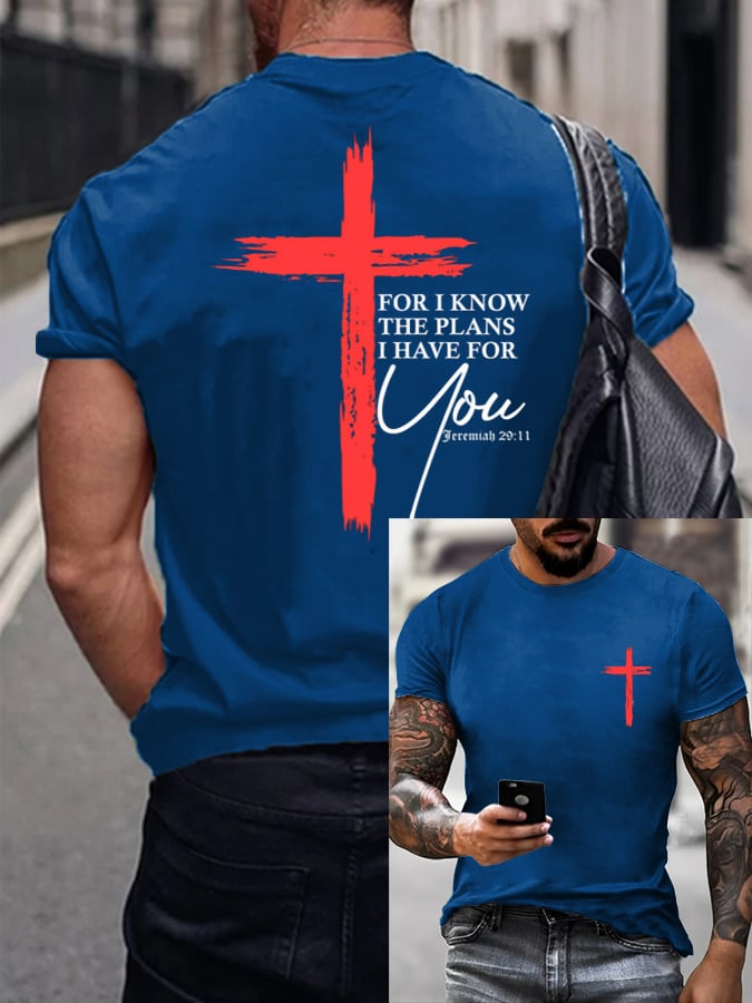 Men's Faith  Printed Casual T-Shirt