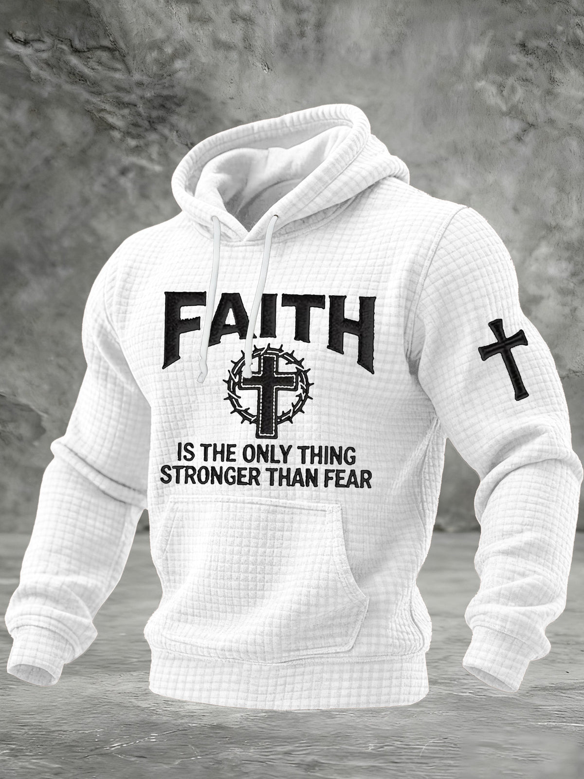 Men's Faith Print Hoodie
