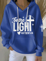 Women's Be The Light  Faith Print Sweatshirt