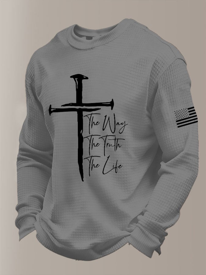 Men's Faith Print Waffle T-Shirt