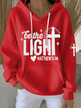 Women's Be The Light  Faith Print Sweatshirt