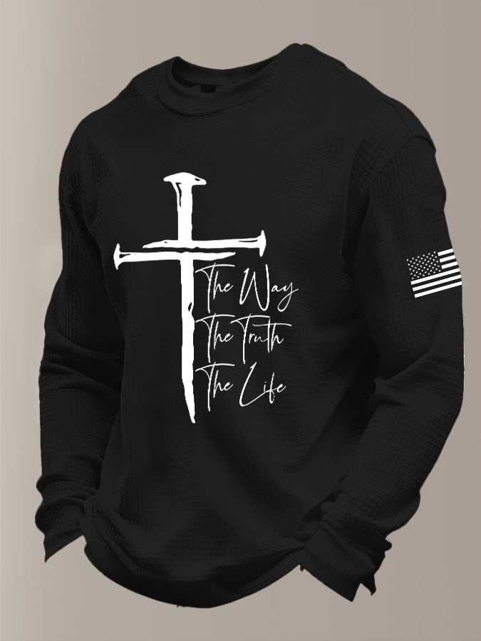 Men's Faith Print Waffle T-Shirt