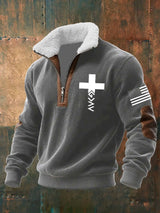 Men's Faith Textured Sweatshirt