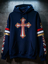 Men's casual faith print sweatshirt
