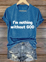 Women'S Casual Faith Short Sleeve T-Shirt