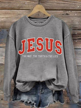 Women's JESUS THE WAY. THE TRUTH & THE LIFE Sweatshirt