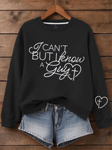 Women's I Can't but I Know A Guy Faith Print Sweatshirt