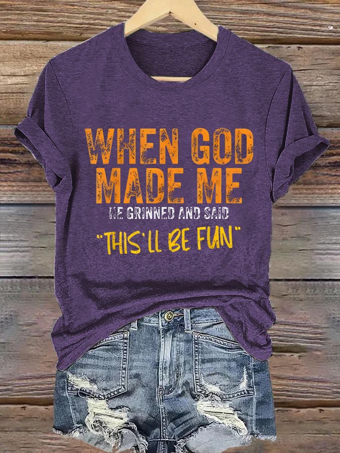 Women'S Casual Faith Short Sleeve T-Shirt