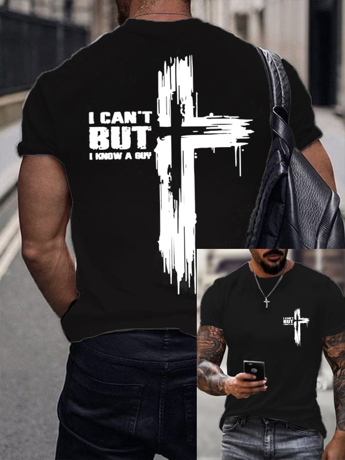 Men's I Can't... But I Know A Guy. Printed Shirt