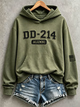 Women's Veteran Pride DD-214 Printed Hoodie