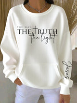 Women's Faith Printed Casual Sweatshirt