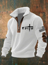 Men's Faith Textured Sweatshirt